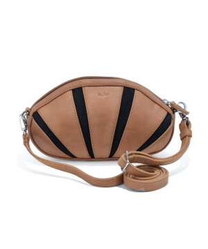 By-Lin Sunrise Leather-Crossbag-Cognac vintage