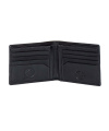 Greenland Nature Black Nappa Scheinbörse  RFID save