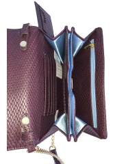 SANSIBAR-Damen Clutch 18x15x4-Blackberry