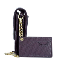 SANSIBAR-Damen Clutch 18x15x4-Blackberry