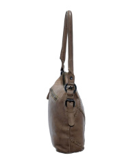 Spikes & Sparrow-Damen-Leather-Shoulder-Bag 27x21x7 09-Olive