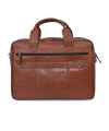 STRELLSON-Leather Briefbag SUTTON SHF Cognac