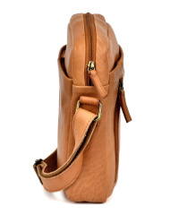 Greenland-Natur-Shoulder-Casual-Bag Flugbegleiter Fb.Cognac