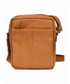 Greenland-Natur-Shoulder-Casual-Bag Flugbegleiter Fb.Cognac