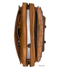 GreenLand NATUR Aktentasche Fb. COGNAC