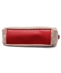 U.S.POLO ASSN. GREAT MEADOW Crossbody Bag Canvas/PU RED