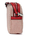 U.S.POLO ASSN. GREAT MEADOW Crossbody Bag Canvas/PU RED