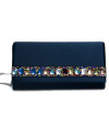 Clutch mit Kette und  Patte mit Strass-Muster