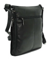 Greenland Black Nappa Umhängetasche RV erweiterbar Fb.black