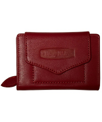 Damen-Geldbörse RFID 8 CC Softleder red