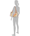 GABOR Damen BARINA Flower ShopperL, Henkeltasche mixed-orange