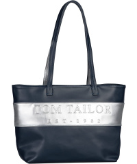 TOM TAILOR RENEE Zip-Shopper Bag XL mixed blue
