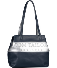 TOM TAILOR RENEE Zip-Shopper Bag XL mixed blue