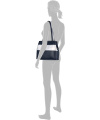 TOM TAILOR RENEE Zip-Shopper Bag XL mixed blue