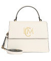 L.CREDI Damen-Flap-Bag KARLI Tornistertasche Handtasche mit großem Emblem 27x9x20