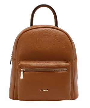 L.Credi Damen Handtasche Budapest – Schwarz, Mit Reißverschlussfach Und Außentasche