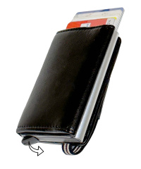 J.JONES Smart Wallet-Slim Wallet RFID SAFE, schwarz