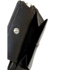 M002 J.JONES Lift-Off-Kreditkartenetui-Minibörse-Geld-Börse RFID SAFE, schwarz 10x7x2,5