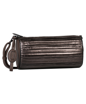 GABOR NICOLA Barrel-Bag Umhängetasche, 26x9x12,5- metallic brown
