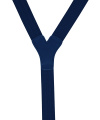 LLOYD-Hosenträger 25 mm uni navy Lederrückenteil und Roll-Clips