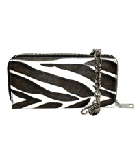 SEIDENFELT-Smilla Clutch Börse Zebra