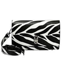 SEIDENFELT Damen-Flap-Bag FJORN Crossbag-Zebra