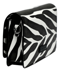 SEIDENFELT Damen-Flap-Bag FJORN Crossbag-Zebra