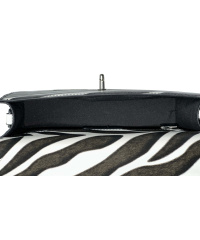 SEIDENFELT Damen-Flap-Bag FJORN Crossbag-Zebra