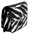 SEIDENFELT Damen-Flap-Bag FJORN Crossbag-Zebra