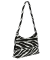 SEIDENFELT Damen-Sholderbag FJORN Zebra