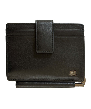 Giorgio Carelli Mini-Geldbörse mit Dollar-Clip RFID schwarz
