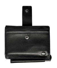 Giorgio Carelli Mini-Geldbörse mit Dollar-Clip RFID schwarz