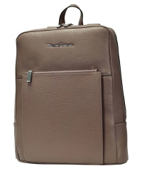 RICCARDO FERDUCCI Leder LapTop-Rucksack Backpack-taupe