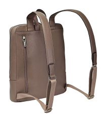 RICCARDO FERDUCCI Leder LapTop-Rucksack Backpack-taupe