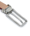 Damen-Vollleder-Gürtel 2 cm rot